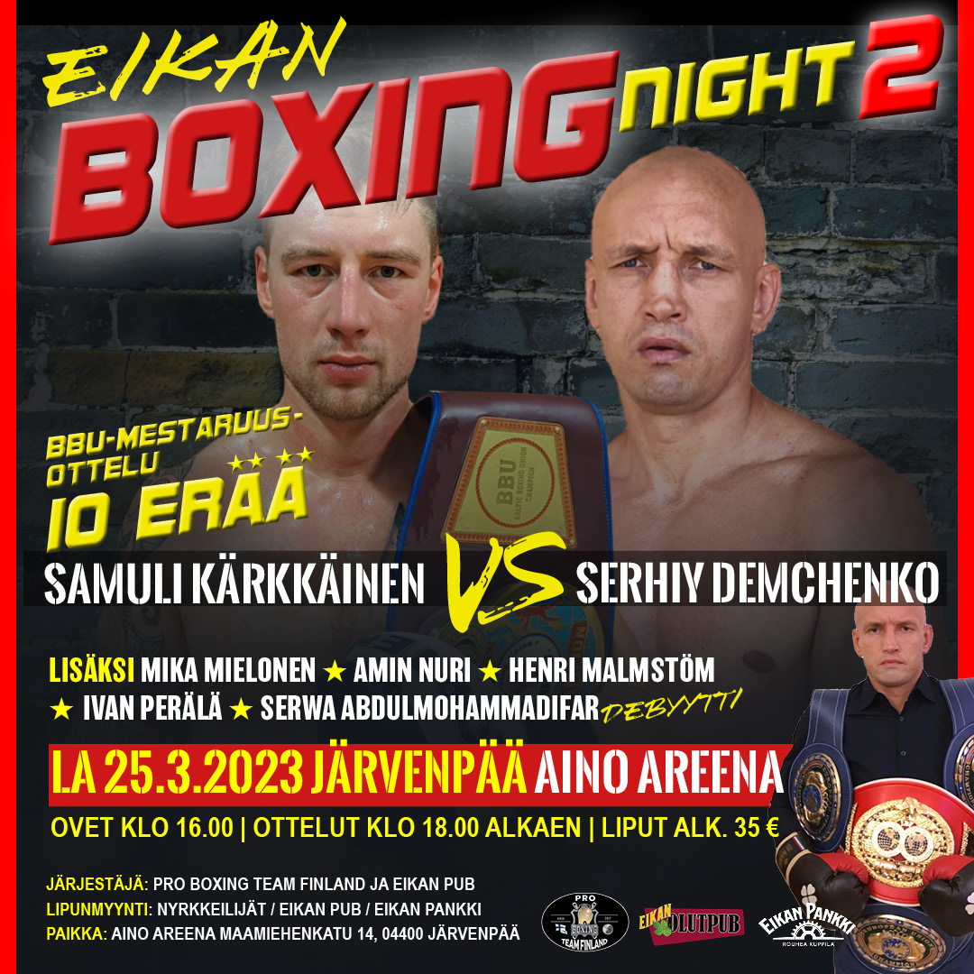 Boxing Night - Aino Areena