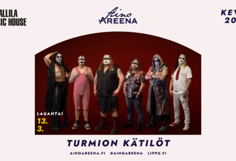 Turmion Kätilöt keikka Aino Areenalla