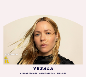Vesalan keikka Aino Areenalla